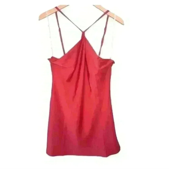 Lulu's Rooftop Party Halter Satin Mini Dress - Picture 1 of 12